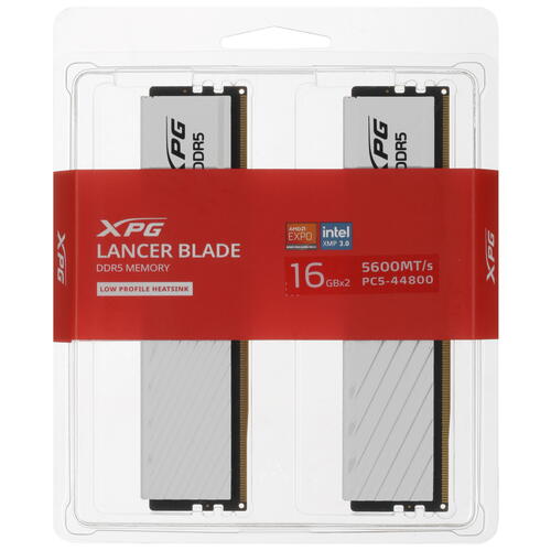 Купить Оперативная память ADATA XPG Lancer Blade [AX5U5600C4616G-DTLABWH] 32 ГБ  5429747. Характеристики, отзывы и цены в Донецке
