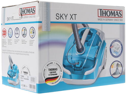 Купить Пылесос Thomas Sky XT Aqua-Box синий  1190388. Характеристики, отзывы и цены в Донецке