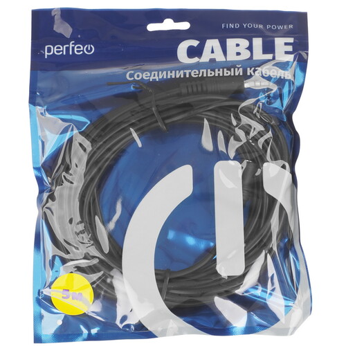 Купить Кабель   Perfeo jack 3.5 мм - jack 3.5 мм черный  5620272. Характеристики, отзывы и цены в Донецке