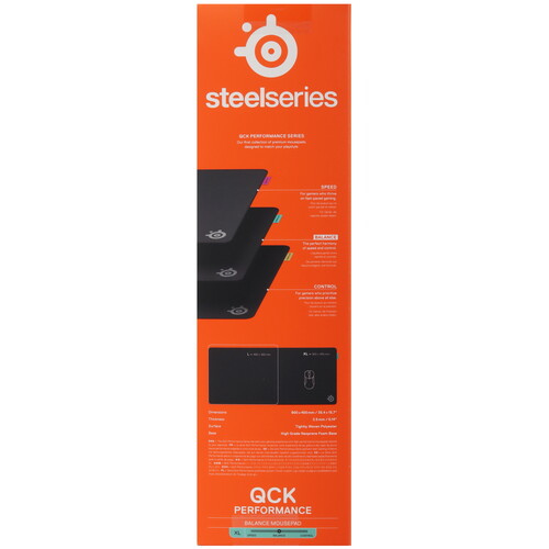 Купить Коврик SteelSeries QcK Performance Balance XL  черный  5623179. Характеристики, отзывы и цены в Донецке