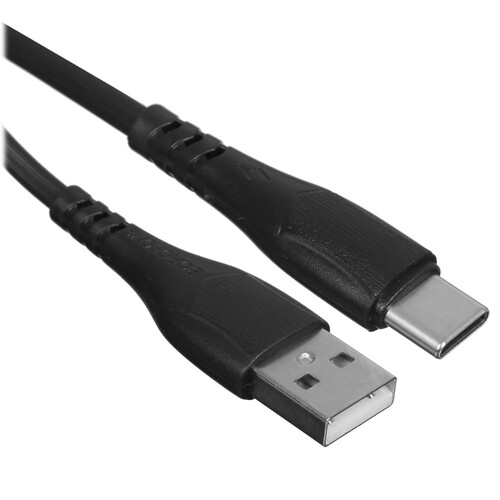 Купить Кабель круглый Borofone USB Type-C - USB 2.0 Type-A черный 1 м  5475009. Характеристики, отзывы и цены в Донецке