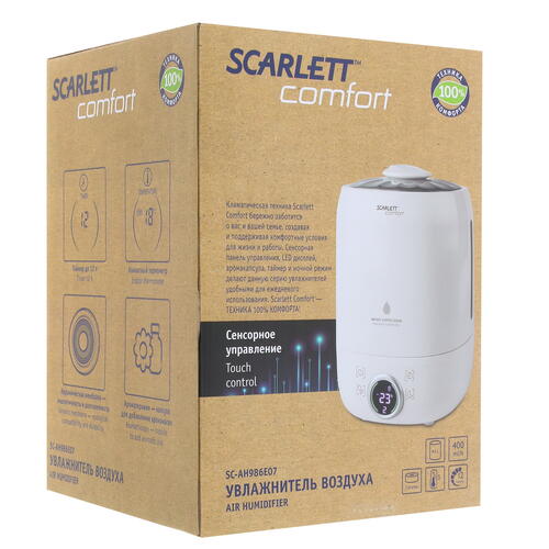 Купить Увлажнитель воздуха Scarlett SC-AH986E07  1186512. Характеристики, отзывы и цены в Донецке