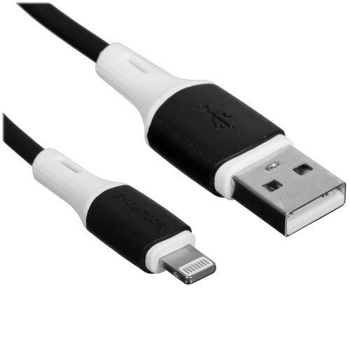 Купить Кабель круглый Borofone Lightning 8-pin - USB 2.0 Type-A черный 1 м  5475101. Характеристики, отзывы и цены в Донецке