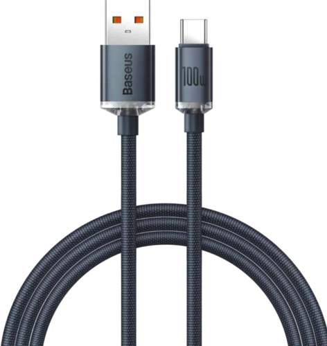 Купить Кабель круглый Baseus USB Type-C - USB 2.0 Type-A черный 1.2 м  9167056. Характеристики, отзывы и цены в Донецке