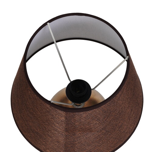 Купить Настольный светильник RISALUX Лиднер коричневый  9176766. Характеристики, отзывы и цены в Донецке