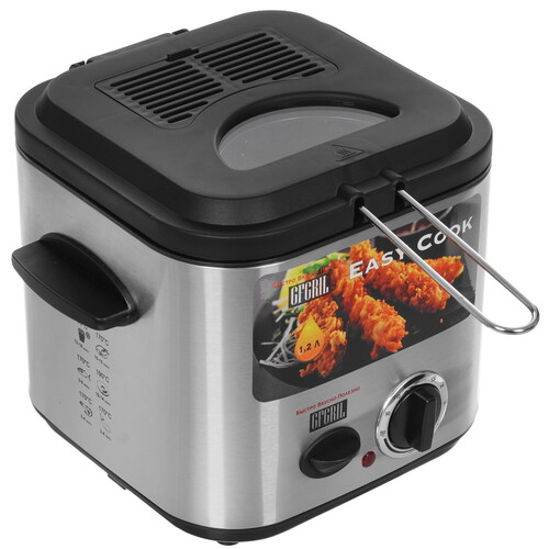 Купить Фритюрница GFgril GFF-025 Easy Cook серебристый  9904213. Характеристики, отзывы и цены в Донецке