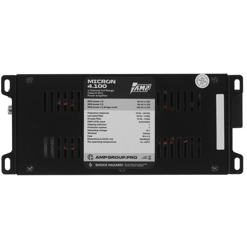 Купить Усилитель AMP MICRON 4.100  9248147. Характеристики, отзывы и цены в Донецке