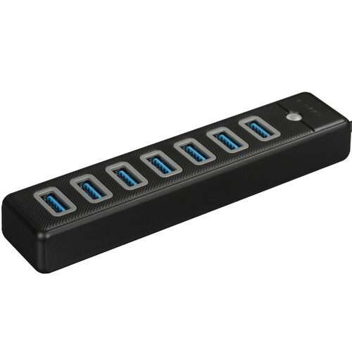 Купить USB-разветвитель ORICO PW7U-C3-10-BK-EP  5471119. Характеристики, отзывы и цены в Донецке
