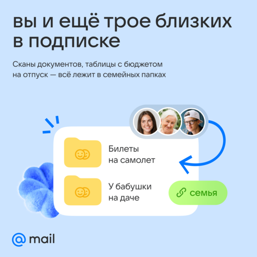 Купить Подписка на облачный сервис Mail Space - Семейная Подписка на 1 месяц 1000 ГБ  5631573. Характеристики, отзывы и цены в Донецке