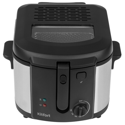 Купить Фритюрница KITFORT КТ-4076 черный  9002663. Характеристики, отзывы и цены в Донецке