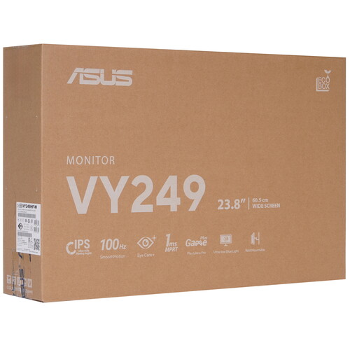 Купить 23.8" Монитор ASUS VY249HF-W белый  5473371. Характеристики, отзывы и цены в Донецке