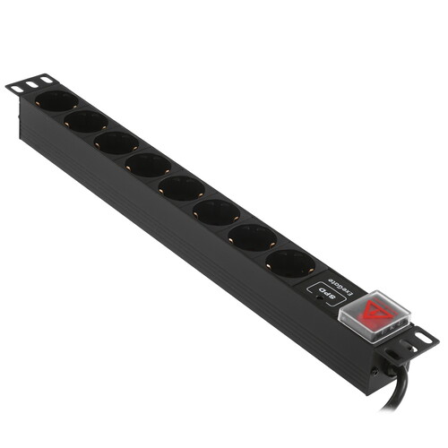 Купить Блок розеток ExeGate ServerPro PDU-19H807 Al-8S-EU2CU-SW-SPD1  5300743. Характеристики, отзывы и цены в Донецке