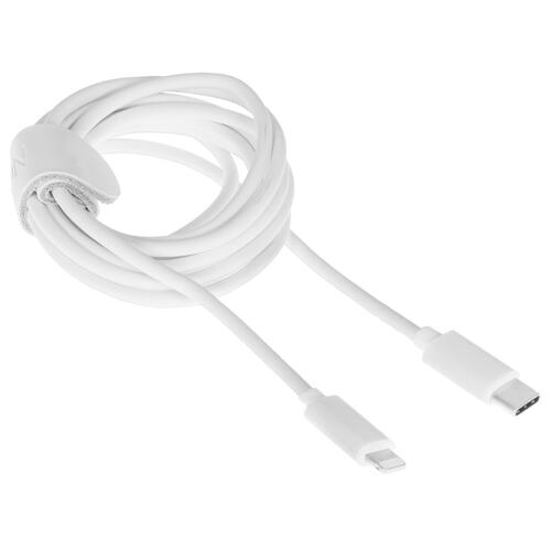Купить Кабель круглый KEYRON Lightning 8-pin MFI - USB Type-C белый 1.5 м  4823540. Характеристики, отзывы и цены в Донецке