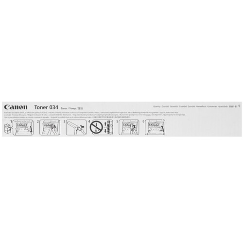 Купить Тонер Canon 034 желтый  7963706. Характеристики, отзывы и цены в Донецке