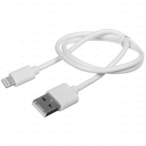 Купить Кабель круглый Aceline Lightning 8-pin - USB 2.0 Type-A белый 0.5 м  9086514. Характеристики, отзывы и цены в Донецке