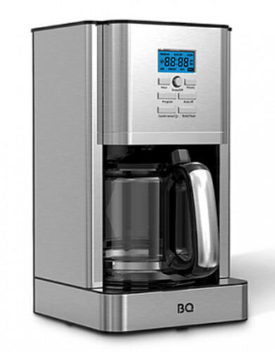 Купить Кофеварка капельная BQ CM1004 Steel-black серебристый  9116147. Характеристики, отзывы и цены в Донецке