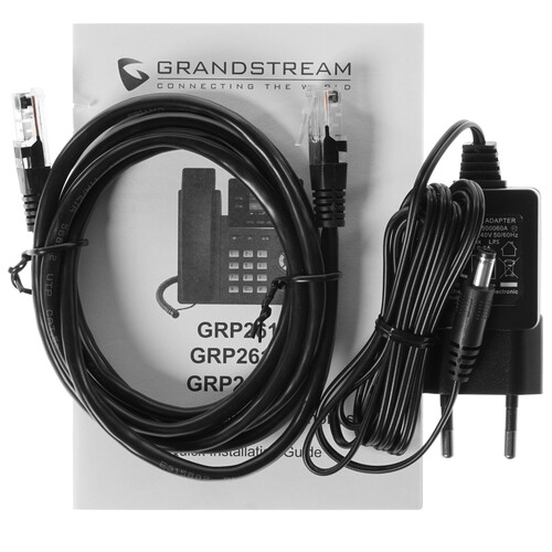 Купить Телефон VoIP Grandstream GRP2612 черный  8147245. Характеристики, отзывы и цены в Донецке