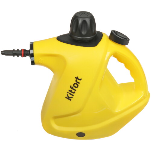 Купить Пароочиститель Kitfort КТ-9138-3 желтый  9035465. Характеристики, отзывы и цены в Донецке