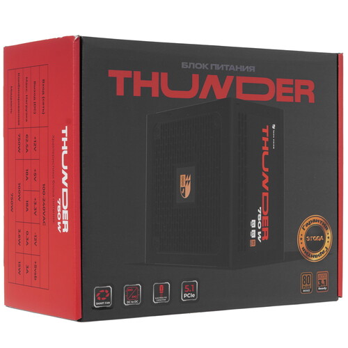 Купить Блок питания Iron Pride Thunder 750W  9257878. Характеристики, отзывы и цены в Донецке