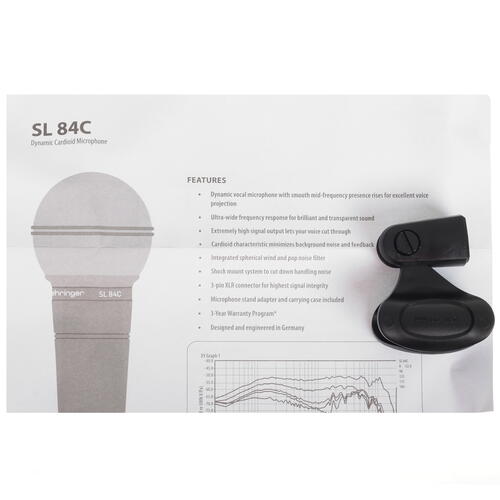 Купить Микрофон Behringer SL 84C черный  5093843. Характеристики, отзывы и цены в Донецке