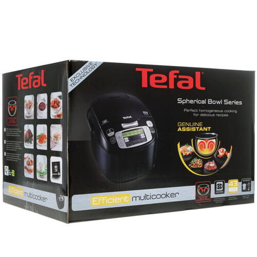 Купить Мультиварка Tefal Efficient RK815832 черный  1281868. Характеристики, отзывы и цены в Донецке