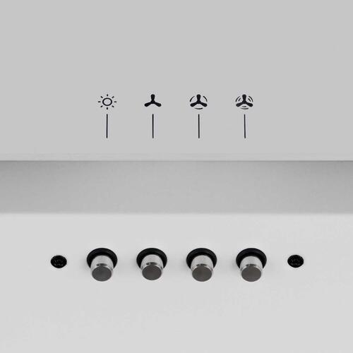 Купить Вытяжка наклонная Turboair ARES WH/A/60 белый  9066693. Характеристики, отзывы и цены в Донецке