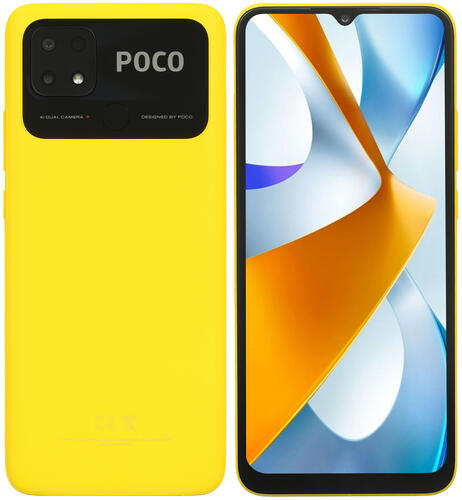 Купить 6.71" Смартфон POCO C40 32 ГБ желтый  5045821. Характеристики, отзывы и цены в Донецке