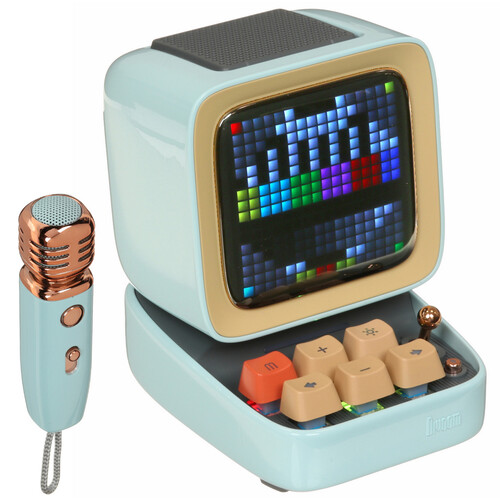 Купить Портативная колонка Divoom Ditoo Mic, голубой  9979865. Характеристики, отзывы и цены в Донецке