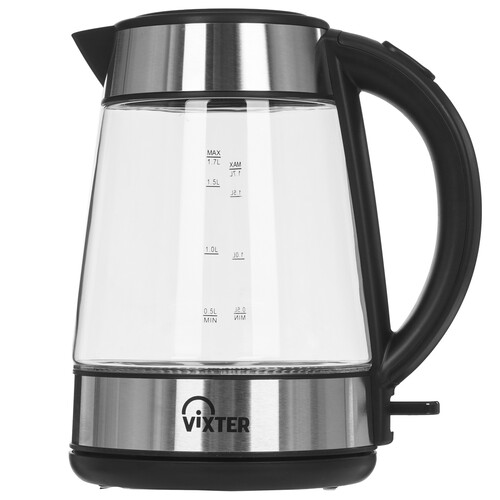Купить Электрочайник VIXTER KT-2500 черный  9179096. Характеристики, отзывы и цены в Донецке