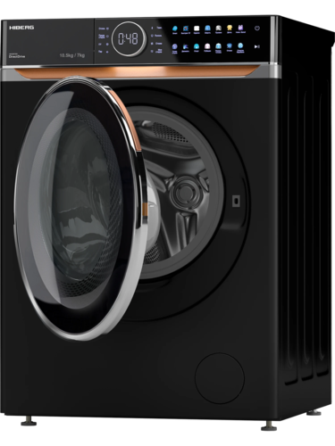 Купить Стирально-сушильная машина HIBERG i-DDQ10 - 10714 B черный  9238395. Характеристики, отзывы и цены в Донецке