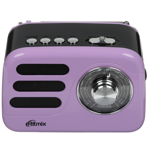 Купить Радиоприемник Ritmix RPR-033 сиреневый  9201102. Характеристики, отзывы и цены в Донецке