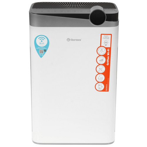 Купить Очиститель воздуха Thermex Griffon 500 Wi-Fi белый  9066635. Характеристики, отзывы и цены в Донецке