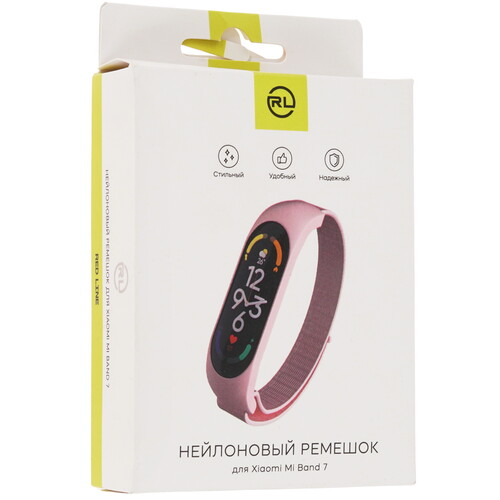 Купить Ремешок Red Line для Xiaomi Smart Band 7 розовый  5608041. Характеристики, отзывы и цены в Донецке