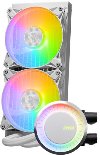 Купить Система охлаждения MSI MAG CORELIQUID E240  белая  5458212. Характеристики, отзывы и цены в Донецке
