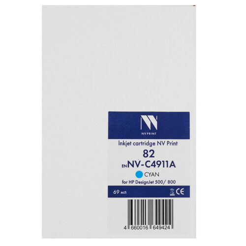 Купить Картридж NV Print 82 голубой  5643271. Характеристики, отзывы и цены в Донецке