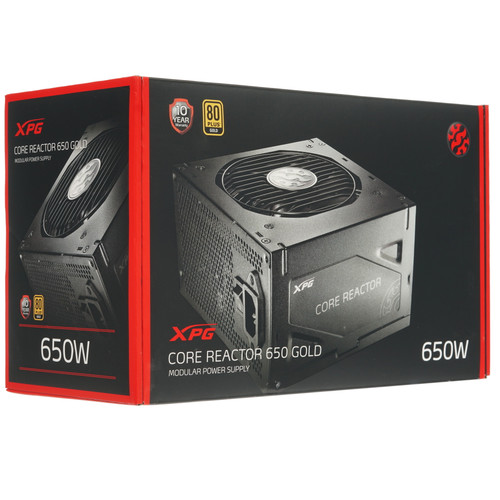 Купить Блок питания ADATA XPG CORE REACTOR 650 [COREREACTOR650G-BKCEU] черный  4743845. Характеристики, отзывы и цены в Донецке