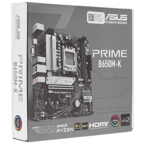 Купить Материнская плата ASUS PRIME B650M-K  5425564. Характеристики, отзывы и цены в Донецке