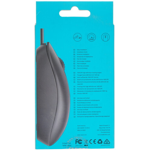 Купить Мышь проводная RAPOO N200  4714026. Характеристики, отзывы и цены в Донецке