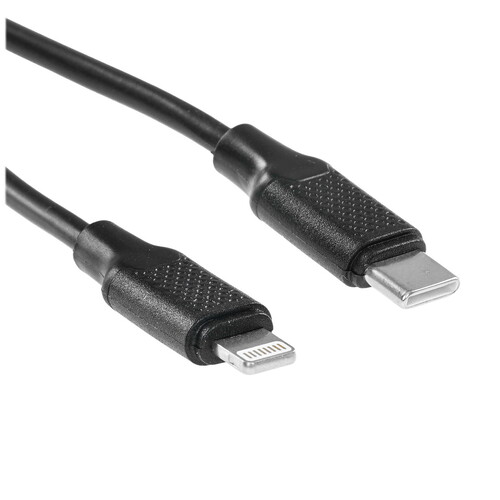 Купить Кабель круглый Гарнизон Lightning 8-pin - USB Type-C черный 1 м  5485420. Характеристики, отзывы и цены в Донецке