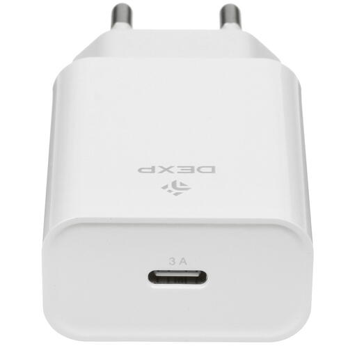 Купить Сетевое зарядное устройство DEXP IET25CD белый  5402395. Характеристики, отзывы и цены в Донецке