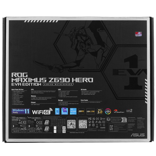 Купить Материнская плата ASUS ROG MAXIMUS Z690 HERO EVA  5618740. Характеристики, отзывы и цены в Донецке