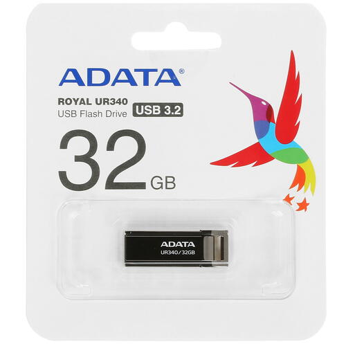 Купить Память USB Flash 32 ГБ ADATA UR340 [AROY-UR340-32GBK]  5408511. Характеристики, отзывы и цены в Донецке