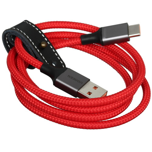 Купить Кабель круглый Ugreen USB Type-C - USB 2.0 Type-A красный 1 м  9983424. Характеристики, отзывы и цены в Донецке