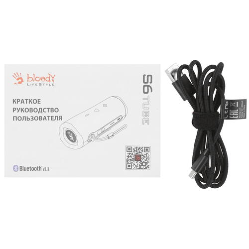Купить Портативная колонка A4Tech Bloody S6 Tube, черный  5438032. Характеристики, отзывы и цены в Донецке