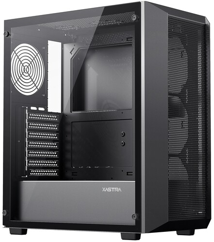 Купить Корпус XASTRA A406 4ARGB [A406-4FC12A] черный  5621559. Характеристики, отзывы и цены в Донецке