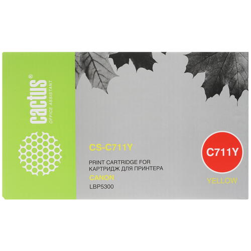 Купить Картридж лазерный Cactus C711Y желтый, с чипом  7937156. Характеристики, отзывы и цены в Донецке