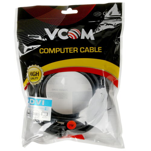 Купить Кабель  VCOM DVI-D - DVI-D, 3 м  4791082. Характеристики, отзывы и цены в Донецке