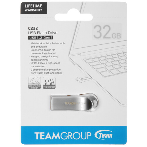 Купить Память USB Flash 32 ГБ Team Group C222  5453790. Характеристики, отзывы и цены в Донецке