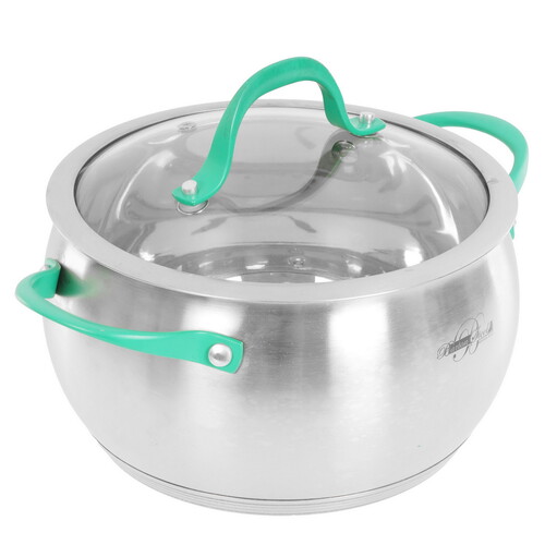 Купить Кастрюля Barton Steel 2017-20 BS 3.5 л 20 см серебристый  9151730. Характеристики, отзывы и цены в Донецке