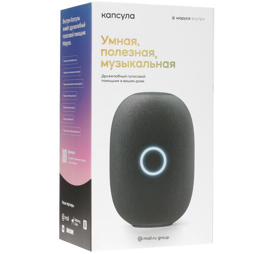 Купить Умная колонка VK Капсула белый  1655523. Характеристики, отзывы и цены в Донецке